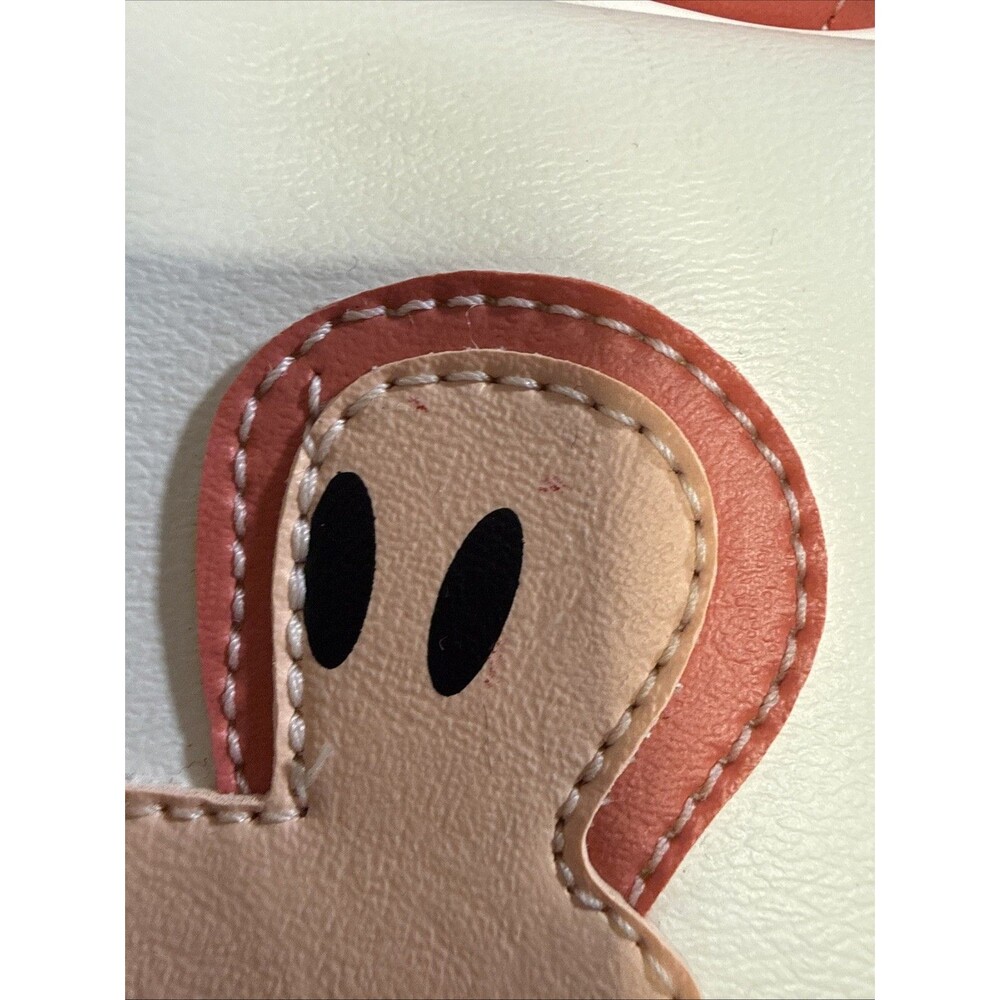 2004 Paul Frank Flamingo  Baguette Hand Bag Double Handle Rare Y2K Retro NWT - Picture 2 of 5